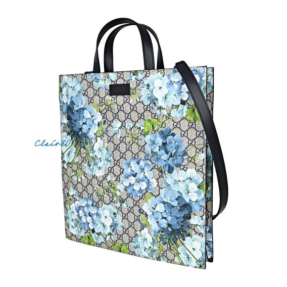 Gucci GG Supreme & Leather Blooms Tote - Picture 2 of 11